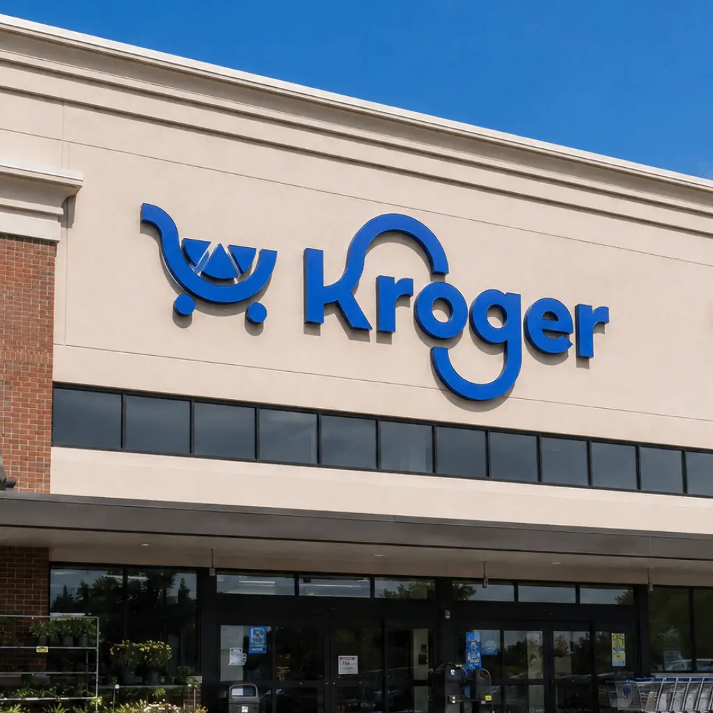 Outside of Kroger grocery store
